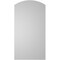 Ekena Millwork Arch Top Surface Mount PVC Gable Vent: Functional, w/ 2"W x 2"P Brickmould Sill Frame, 22"W x 42"H GVPAR22X4203SF - alternate 3